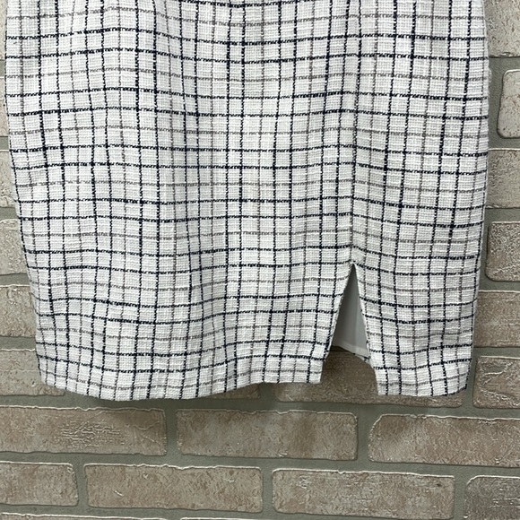 ABERCROMBIE & FITCH white tweed mini dress size M - Picture 5 of 12